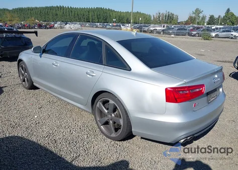 2014 Audi S6 4.0T Prestige from USA, damaged, VIN WAUF2AFC6EN136846
